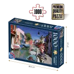 Puzzle adulți 1000 piese Peisaje de zi - Burano, Italia-0