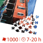 Puzzle adulți 1000 piese Peisaje de zi - Murano, Italia-35511