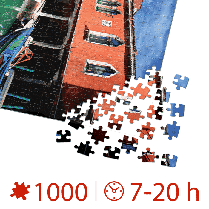 Puzzle adulți 1000 piese Peisaje de zi - Murano, Italia-35511