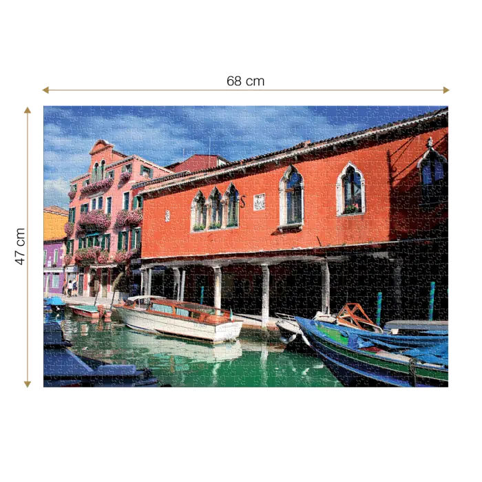 Puzzle adulți 1000 piese Peisaje de zi - Murano, Italia-35514