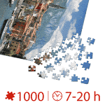 Puzzle adulți 1000 piese Peisaje de zi - Lacul Como, Italia-35517