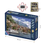Puzzle adulți 1000 piese Peisaje de zi - Lacul Como, Italia-0