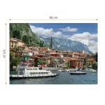 Puzzle adulți 1000 piese Peisaje de zi - Lacul Como, Italia-35520