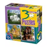 3 Puzzles - Foto - Animale Domestice - 1-0