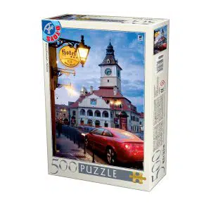 Puzzle - Brașov - Seara - 500 Piese-0