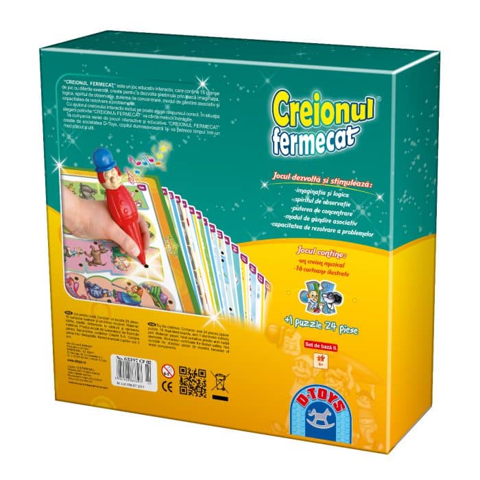 Joc Creionul Fermecat + Puzzle - 24 Piese - 2-26184