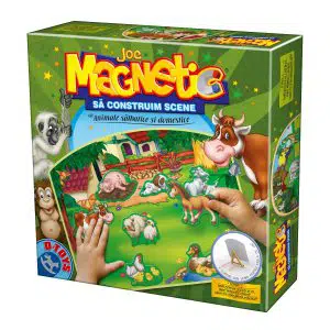 Joc Magnetic - Să Construim Scene - Animale Domestice și Sălbatice-0