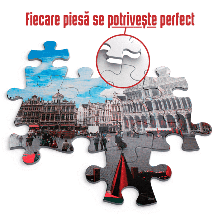Puzzle adulți 1000 piese Locuri Celebre - Bruxelles -35458