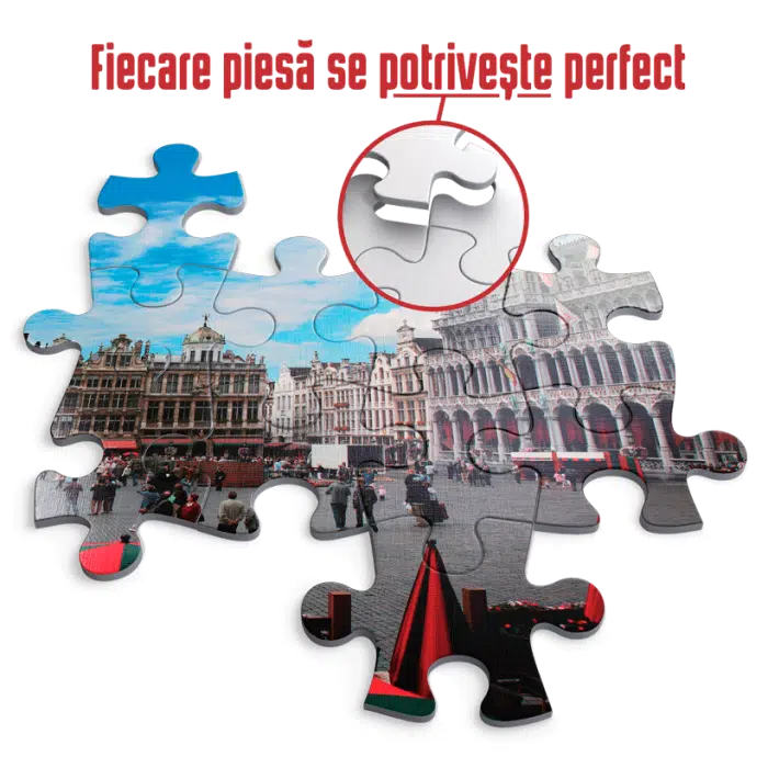 Puzzle adulți 1000 piese Locuri Celebre - Bruxelles -35458