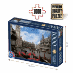 Puzzle adulți 1000 piese Locuri Celebre - Bruxelles -0