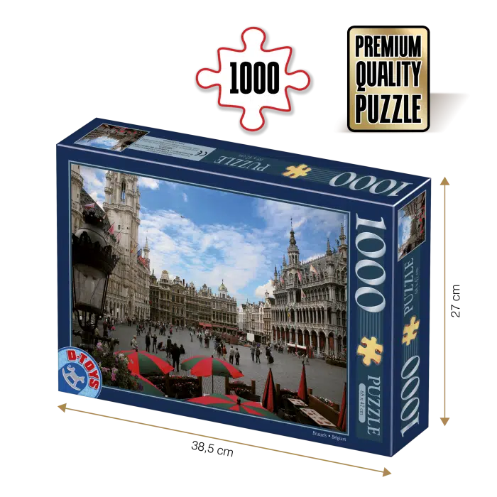 Puzzle adulți 1000 piese Locuri Celebre - Bruxelles -0