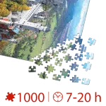 Puzzle adulți 1000 piese Locuri Celebre - Castelul Neuschwanstein -35463