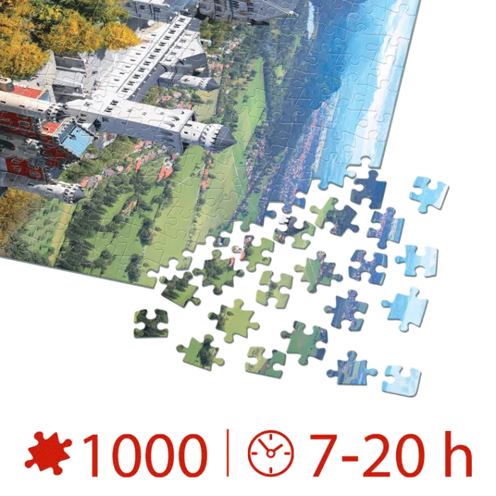 Puzzle adulți 1000 piese Locuri Celebre - Castelul Neuschwanstein -35463