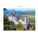 Puzzle adulți 1000 piese Locuri Celebre - Castelul Neuschwanstein -35466