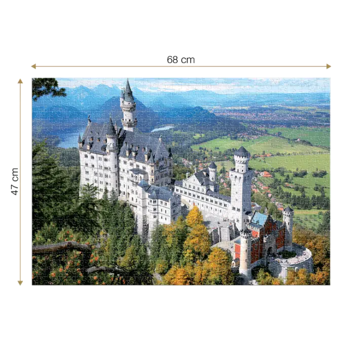 Puzzle adulți 1000 piese Locuri Celebre - Castelul Neuschwanstein -35466