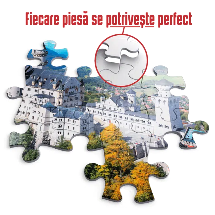 Puzzle adulți 1000 piese Locuri Celebre - Castelul Neuschwanstein -35464