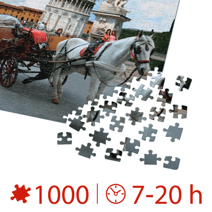 Puzzle adulți 1000 piese Locuri Celebre - Turnul din Pisa-35469