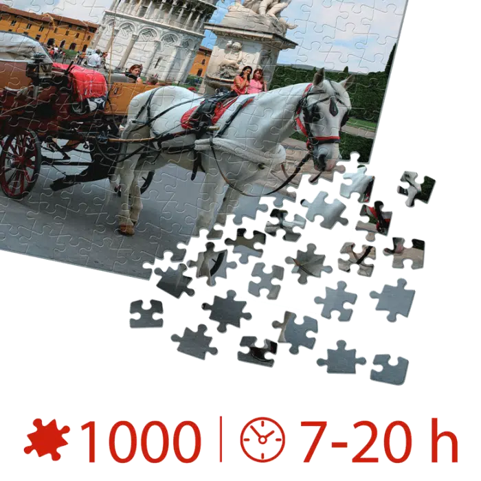 Puzzle adulți 1000 piese Locuri Celebre - Turnul din Pisa-35469