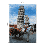 Puzzle adulți 1000 piese Locuri Celebre - Turnul din Pisa-35472