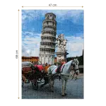 Puzzle adulți 1000 piese Locuri Celebre - Turnul din Pisa-35472