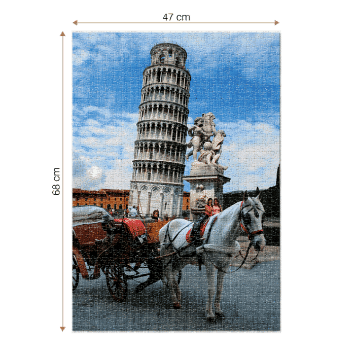 Puzzle adulți 1000 piese Locuri Celebre - Turnul din Pisa-35472