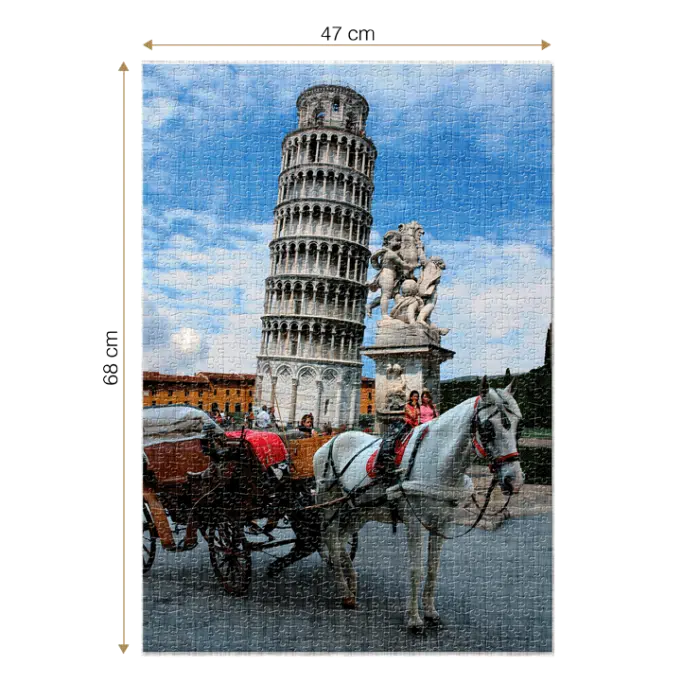 Puzzle adulți 1000 piese Locuri Celebre - Turnul din Pisa-35472
