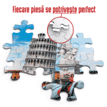 Puzzle adulți 1000 piese Locuri Celebre - Turnul din Pisa-35470