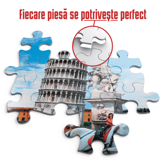 Puzzle adulți 1000 piese Locuri Celebre - Turnul din Pisa-35470