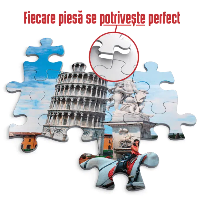 Puzzle adulți 1000 piese Locuri Celebre - Turnul din Pisa-35470