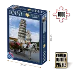 Puzzle adulți 1000 piese Locuri Celebre - Turnul din Pisa-0