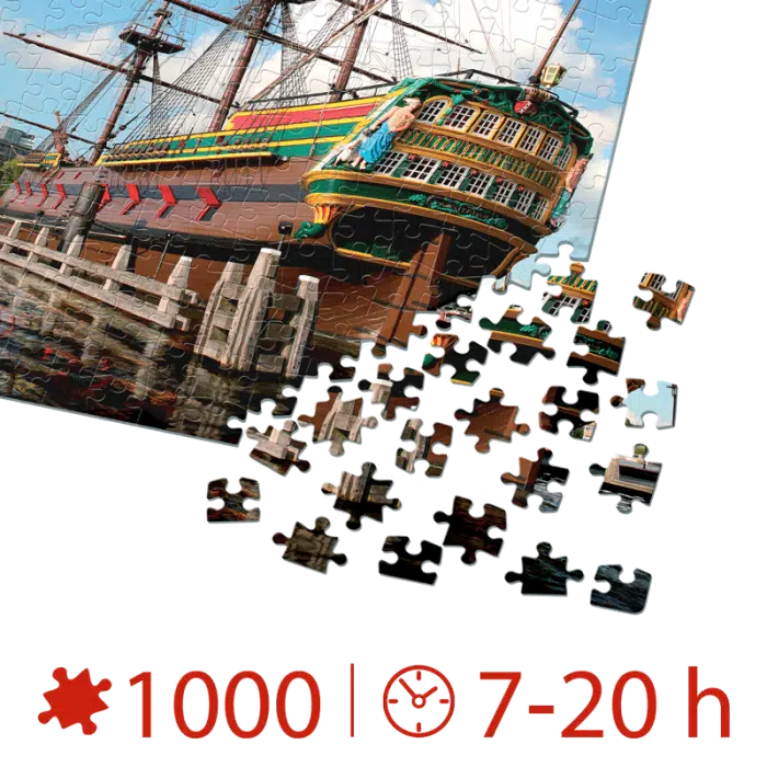 Puzzle adulți 1000 piese Locuri Celebre - Amsterdam-35421