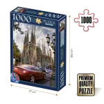 Puzzle adulți 1000 piese Locuri Celebre - Sagrada Familia-0