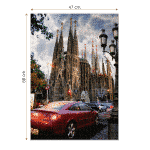 Puzzle adulți 1000 piese Locuri Celebre - Sagrada Familia-35430