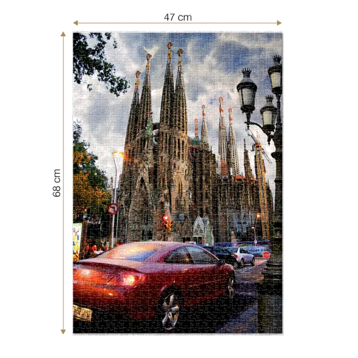 Puzzle adulți 1000 piese Locuri Celebre - Sagrada Familia-35430