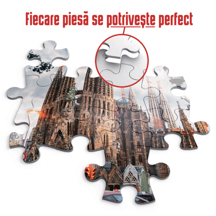 Puzzle adulți 1000 piese Locuri Celebre - Sagrada Familia-35428