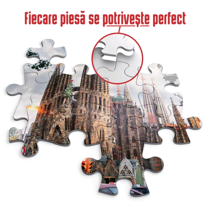 Puzzle adulți 1000 piese Locuri Celebre - Sagrada Familia-35428