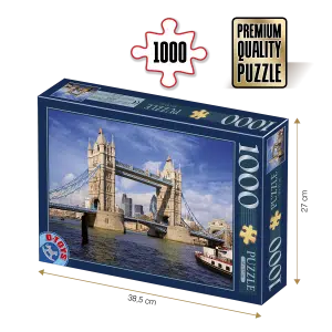 Puzzle adulți 1000 piese Locuri Celebre - Tower Bridge-0