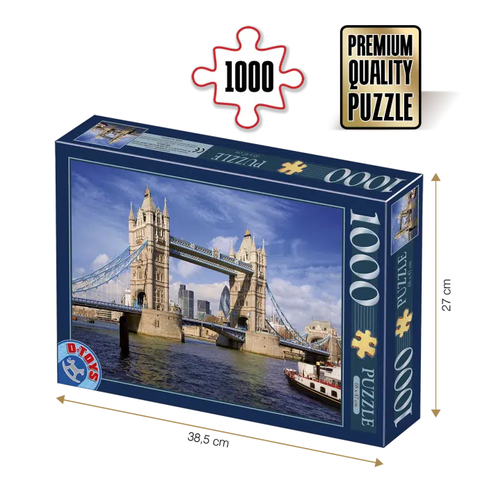 Puzzle adulți 1000 piese Locuri Celebre - Tower Bridge-0