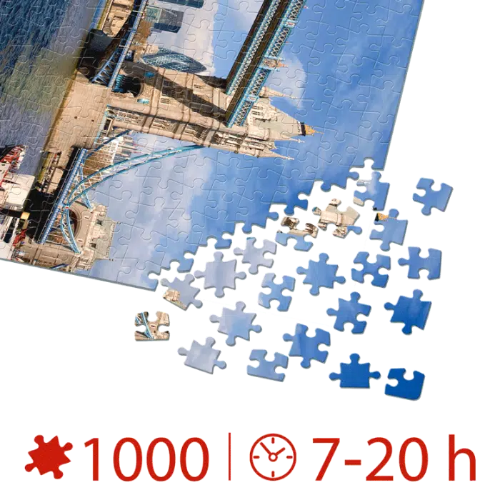 Puzzle adulți 1000 piese Locuri Celebre - Tower Bridge-35439