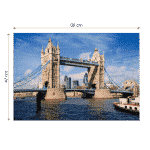 Puzzle adulți 1000 piese Locuri Celebre - Tower Bridge-35442