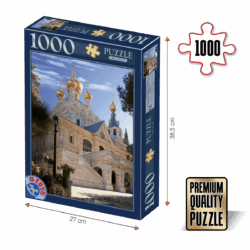 Puzzle adulți 1000 piese Locuri Celebre - Biserica Maria Magdalena, Ierusalim-0