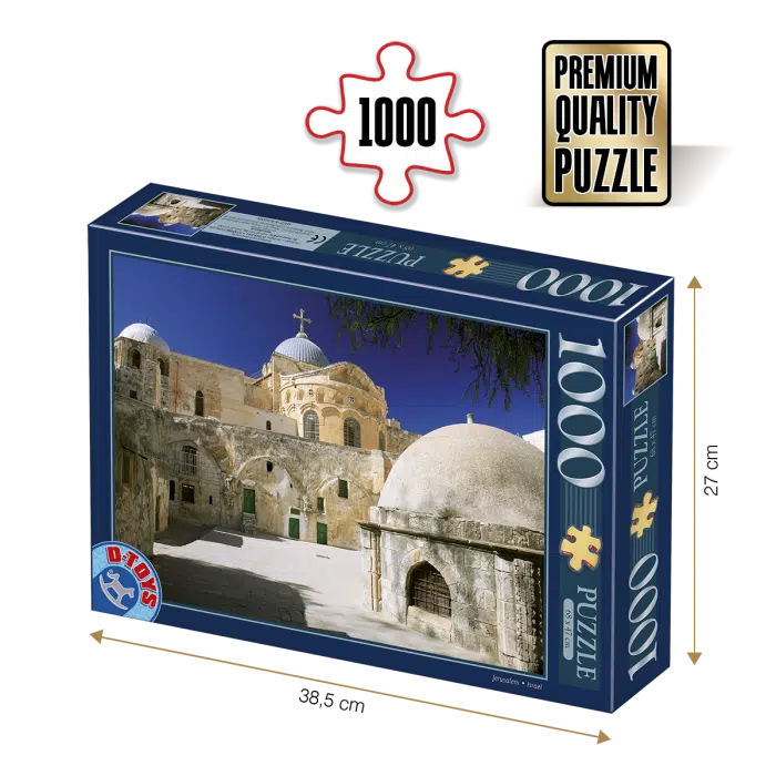 Puzzle adulți 1000 piese Locuri Celebre - Biserica Sfântului Mormânt, Ierusalim-0