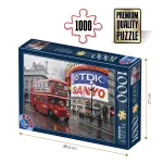 Puzzle adulți 1000 piese Peisaje de Noapte - Piccadilly Circus London-0