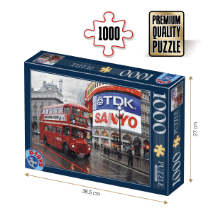 Puzzle adulți 1000 piese Peisaje de Noapte - Piccadilly Circus London-0