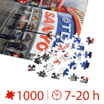 Puzzle adulți 1000 piese Peisaje de Noapte - Piccadilly Circus London-35231