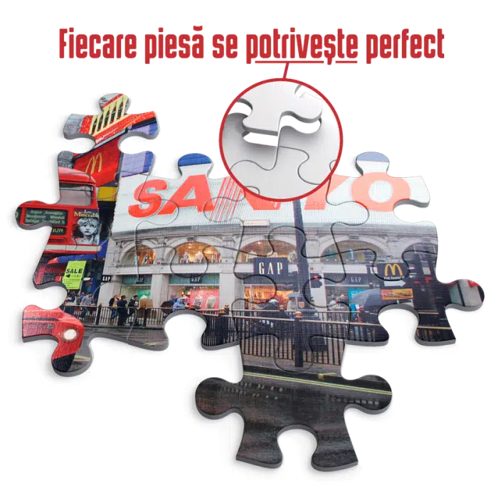 Puzzle adulți 1000 piese Peisaje de Noapte - Piccadilly Circus London-35232