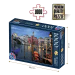 Puzzle adulți 1000 piese Peisaje de Noapte - Veneția -0