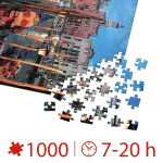 Puzzle adulți 1000 piese Peisaje de Noapte - Veneția -35255