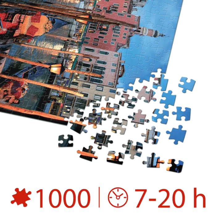 Puzzle adulți 1000 piese Peisaje de Noapte - Veneția -35255