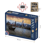Puzzle adulți 1000 piese Peisaje de Noapte - Hong Kong-0